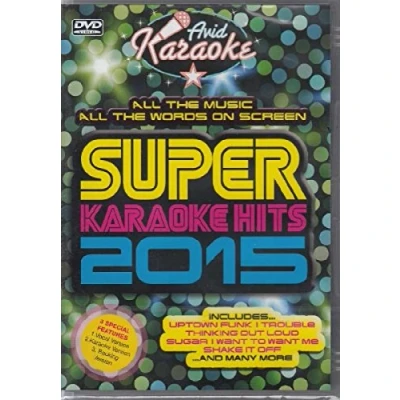 Imagen de Super Karaoke Hits 2015 [DVD]