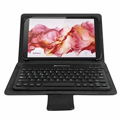 Imagen de Funda Universal Negra+teclado Phoenix 9 10