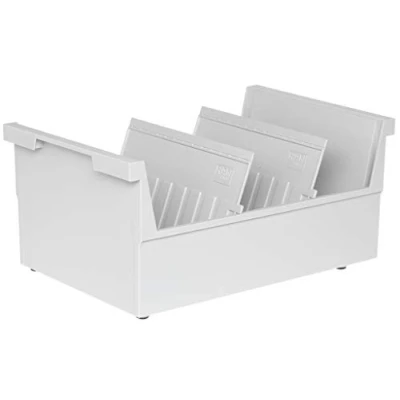 Imagen de Han 855 0 11 Cajón archivador para tarjetas (capacidad 1000 tarjetas, A5, colocación horizontal, 226 x 160 325 mm), color gris