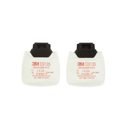 Imagen de 3M Secure Click Filtro de partículas P3 R D3135 (2 unidades)