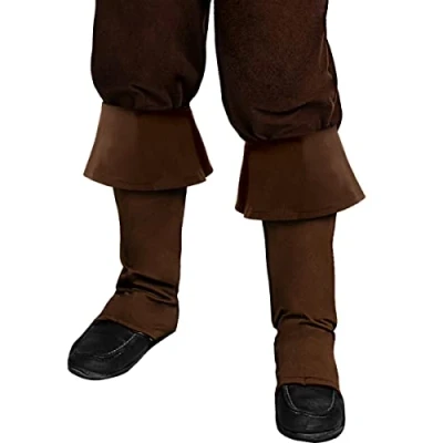 Imagen de Funidelia Cubrebotas Marrón para niño y niña Corsario, Bucanero Accesorios niños, accesorio disfraz