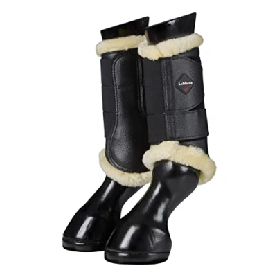 Imagen de LeMieux Fleece Edge Mesh Brushing Boots