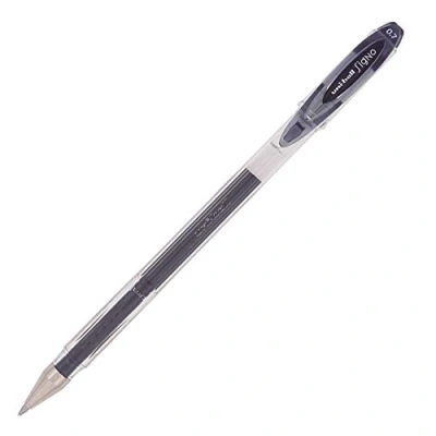 Imagen de Uniball UM120 Paquete de 12 bolígrafos tinta líquida, 0,7 mm Tip 0,4 mm, negro