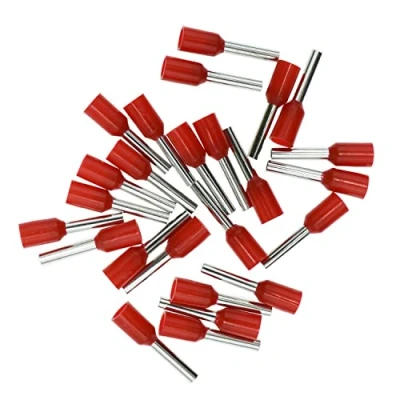 Imagen de Terminales de cable 1,00 mm² rojo, aislados, 25 unidades