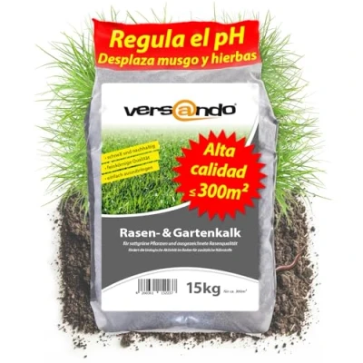 Imagen de versando Bolsa de 15 kg Cal para jardín y césped con asa transporte como abono complementario