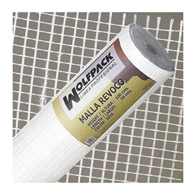 Imagen de WOLFPACK LINEA PROFESIONAL Malla Revoco Blanca Rollo 50 mt. x 1metro / 4 4,5 mm.