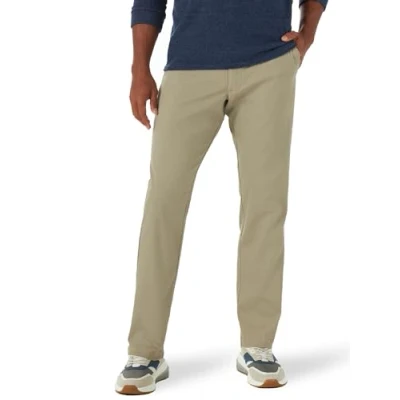 Imagen de LEE Men&#039;s Performance Series Extreme Comfort Relaxed Pant, Khaki, 34W x 32L