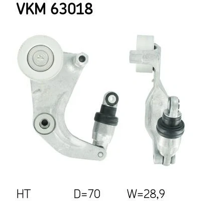 Imagen de SKF VKM 63018 Polea Tensora HONDA: CIVIC 8 Hatchback,