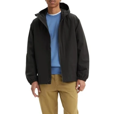 Imagen de Levi&#039;s LW Packable Rain Jacket Chaqueta, Negro Azabache, M Hombres