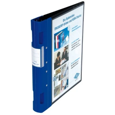 Imagen de Wedo 05815003 Archivador plástico con cierre ergonómico A4 4 anillas 40 mm color azul