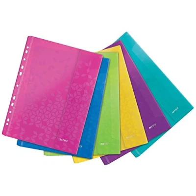 Imagen de Leitz WOW Funda A4, 6 unidades, colores surtidos