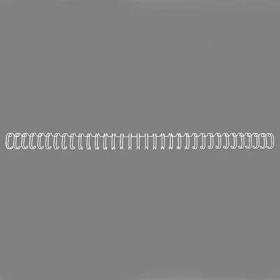 Imagen de Rexel GBC RG810570 Canutillo 34 anillas paso 3:1 WIRE Nº5 (7.9 mm) (caja 100) color blanco