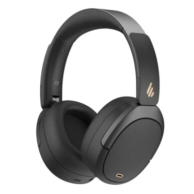 Imagen de Edifier W80 Over Ear Headphones with 49dB Active Noise Cancelling, LDAC AAC Hi Res Wired &amp; Wireless, AI Clear Call, Carga rápida, Conexión multipunto, Bluetooth V5.4 Negro