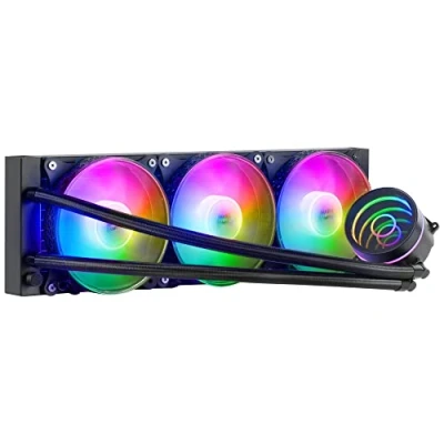 Imagen de SISTEMA DE REFRIGERANCION LIQUIDA MARS GAMING ML ONE360 BLACK 3x(12x12) ILUMINACION FRGB TPD 550W PARA PROCESADORES INTEL Y AMD