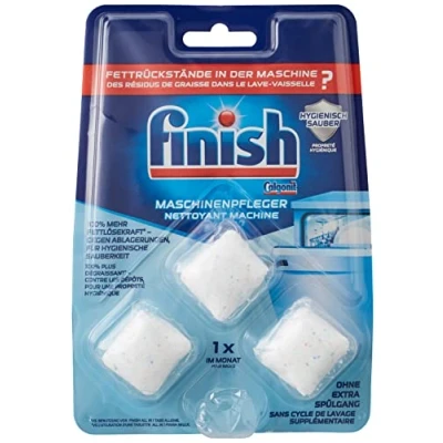 Imagen de Finish pastillas de limpieza para lavavajillas contra la suciedad y grasa en el interior del 1 x 3