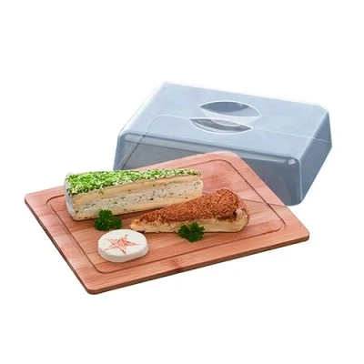 Imagen de My CE2601021 Campana de Queso bambú, 25 x 20 cm, Color Beige