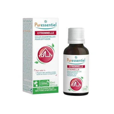 Imagen de Puressentiel Anti Pic difusión Citronela Aceites esenciales para Ideal preservar la tranquilidad de sus tardes y noches verano 30ml