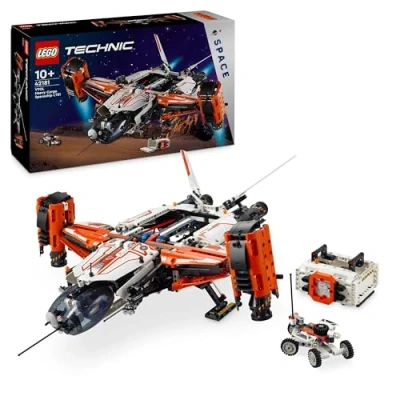 Imagen de Lego Technic Nave Espacial de Carga Pesada VTOL LT81 Vehículo y Mini Róver Juguete Construcción, Regalo para Niños Niñas 10 Años o Más, Set Juego del Espacio 42181
