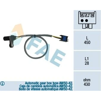 Imagen de Generador de impulsos, cigüeñal FAE 79126