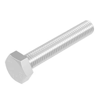 Imagen de Tornillo de cabeza hexagonal SECCARO M8 x 50 mm, acero inoxidable V2A VA A2, DIN 933 / ISO 4017, hexagonal, 20 piezas