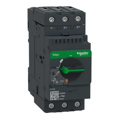 Imagen de Schneider Electric GV3P50 Tesys Gv3, Disyuntor Magnetotérmico, 37…50A, Conectores Everlink Btr