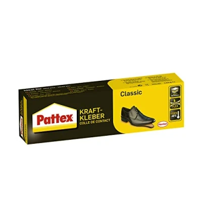 Imagen de Pattex Kraftkleber Classic, Extremadamente Fuerte para una Mayor Resistencia, Multiuso Uso Universal, Adhesivo Altamente Resistente al Calor en Tubo de 125 g, Color Transparente (9H PCL4C)