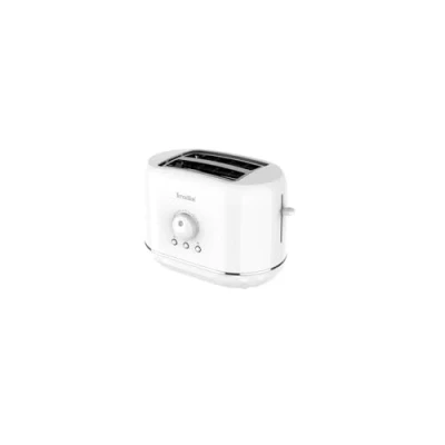 Imagen de TERRAILLON Rejilla de pan Diamante blanco 2 ranuras 13 cm 6 niveles potencia (870W) Calentamiento Descongelación Apagado automático Base en relieve