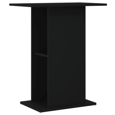 Imagen de vidaXL Soporte para Acuario Madera de ingeniería Negro 60,5x36x72,5 cm