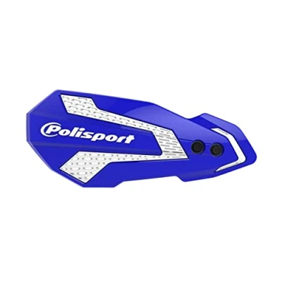 Imagen de POLISPORT 8308200002 Paramanos MX FLOW 1 punto de fijación Style fabricado en plástico con kit montaje incluido compatible motocicletas BETA RR color blanco/negro