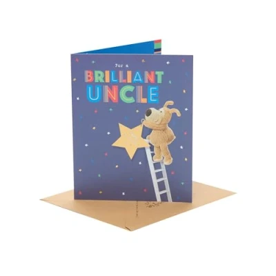 Imagen de Boofle Tarjeta de cumpleaños para tío, bonito diseño