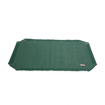 Imagen de K&amp;H Pet Products Original Cot Funda de Repuesto para Todas Las Estaciones (la Cuna se Vende por Separado), Color Verde, tamaño Mediano, 25 x 32 Pulgadas