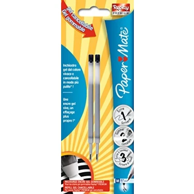 Imagen de Paper Mate 948781 Pack de 2 recambios, color negro