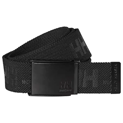Imagen de Helly Hansen 990 STD79528 Webbing Cinturón con Logo, Color Negro, Talla única