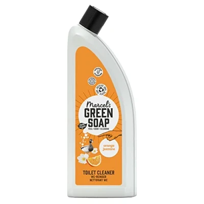 Imagen de Marcel&#039;s Green Soap Limpiador de inodoro naranja y jazmín Mata las bacterias deja un aroma fresco sin lejía 100% ecológico vegano 97% biodegradable 750 ml