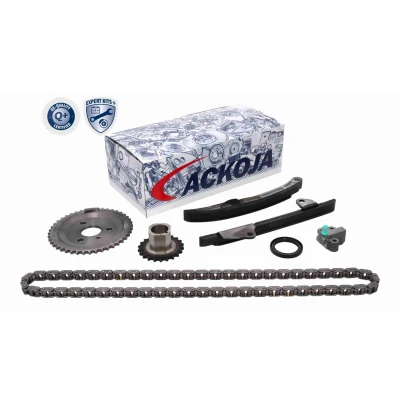 Imagen de ACKOJA A70 10005 Juego de Cadena distribución con árbol retén, tensor para levas Símplex, cerrada, dentada