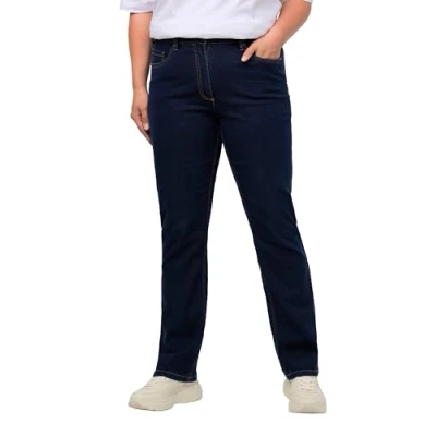 Imagen de Ulla Popken Jeans Regular Fit Stretch, Vaqueros Mujer, Azul Denim, 53W / 32L