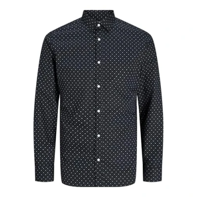 Imagen de Jack &amp; Jones Jjjoe Print Shirt Camisa elegante, Hombre, Talla: Small, Black/ditsy