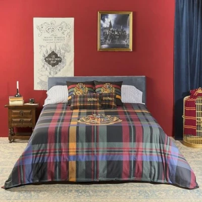 Imagen de BELUM Funda nórdica Harry Potter, con Botones 100% algodón Modelo Classic Hogwarts para Cama de 180 (260x240 cm)