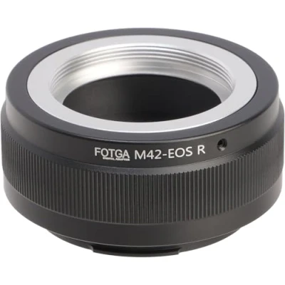 Imagen de Hersmay M42 EOSR Adaptador de montura objetivo para cámara Canon EOS R sin espejo