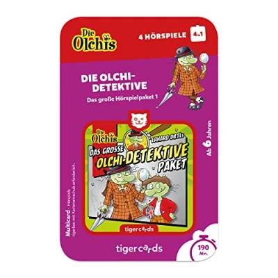 Imagen de tigermedia los olchis Tigercard Juego de Radio para Detectives Olchi (4 en 1), Multicolor, Detektive Das große Hörspielpaket 1 (Tiger Media Deutschland GmbH 4532)