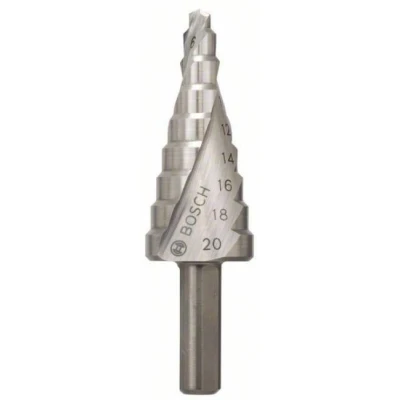 Imagen de Bosch 2 608 597 519 Broca escalonada HSS 4 20 mm, 8,0 70,5 mm (pack de 1)