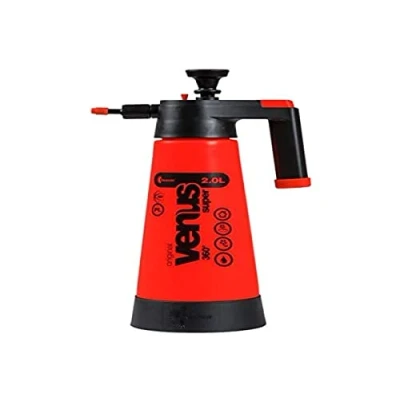 Imagen de Kwazar 34702 Venus Super Pulverizador a presión de 360 Grados para jardín, Naranja, 2,0 L