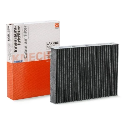 Imagen de MAHLE ORIGINAL LAK 686 Filtro de habitáculo carbón activado 262,0 193 37,0 RENAULT: Trafic 3, 3 Bus, SCENIC OPEL: Vivaro B Furgón