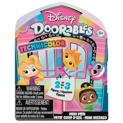 Imagen de Disney Doorables 2 a 3 Figuras Mini Peek Technicolor Takeover, Que se Pueden coleccionar, los diseños Variar; Juguetes para niños Partir de 5 años Just Play