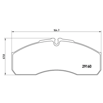Imagen de BREMBO P A6 022 Juego de pastillas freno preparado para indicador desgaste sin accesorios IVECO: DAILY 3 Kasten/Kombi,