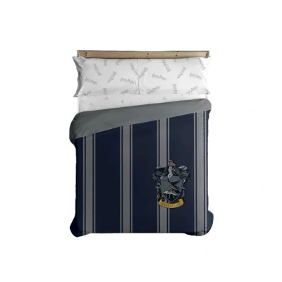 Imagen de BELUM Funda nórdica Harry Potter, con Botones 100% algodón Modelo Ravenclaw Rayas para Cama de 180 (260x240 cm)