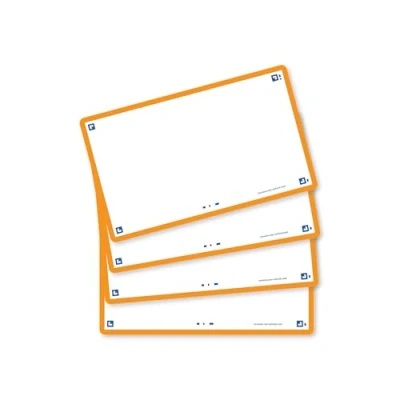 Imagen de Oxford Tarjetas flash (80 unidades, 7,5 x 12,5 cm), color blanco