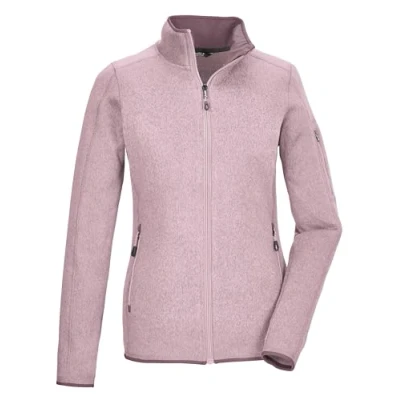 Imagen de killtec Mujer Chaqueta polar de punto/chaqueta con cuello alto KOW 111 WMN KNT FLC JCKT, hell malve, 44, 41800 000