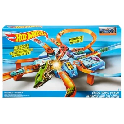 Imagen de Hot Wheels Criss Cross Crash, Pista de Coches (Mattel DTN42)