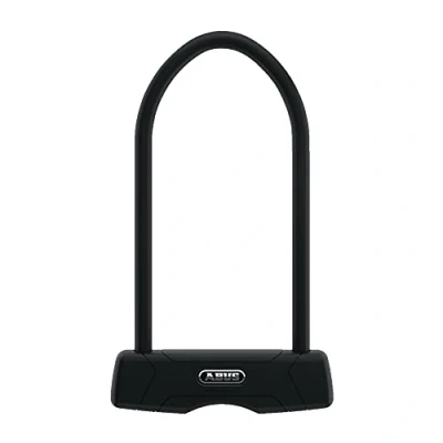 Imagen de ABUS U lock Granit 460 + soporte USH460 candado para bicicletas con grillete redondo nivel de seguridad 9 230 mm altura del grillete, negro